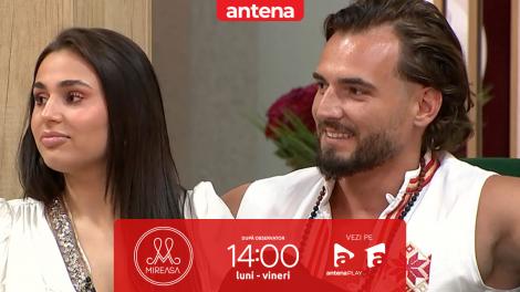 Mireasa sezonul 11, 9 iunie 2025. Apropieri și tachinări între Amalia și Cristian Marinescu! Cei doi, oficial într-o cunoaștere