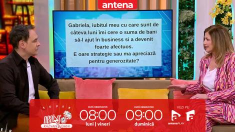Super Neatza, 10 iunie 2025. Cum ne putem da seama dacă partenerul ne foloseşte pentru bani