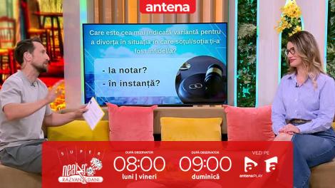 Super Neatza, 10 iunie 2025. Ce putem face din punct de vedere legal dacă soțul/soția ne-a înşelat