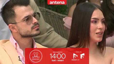 Mireasa sezonul 11, 13 iunie 2025. Adrian și Emma, sancționați după ce au avut o discuție codată!