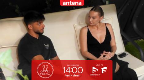 Mireasa sezonul 11, 17 iunie 2025. Primele interacțiuni între Maria Lungu și Robert! Ce i-a mărturisit concurentului