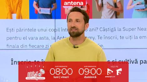 Super Neatza, 26 iunie 2025. Câștigă o tabără educativă la Antena Academy! Cum s-a descurcat Elena Dumitru