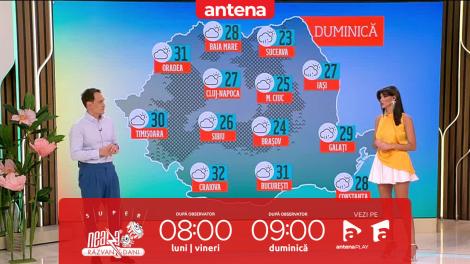 Super Neatza, 27 iunie 2025. Prognoza meteo cu Ramona Olaru: Caniculă şi disconfort termic în sud