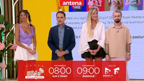 Super Neatza, 9 iulie 2025. Câștigă o tabără educativă la Antena Academy! Cum s-a descurcat Elena Alina