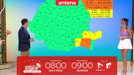Super Neatza, 9 iulie 2025. Prognoza meteo cu Ramona Olaru: Averse, vijelii şi căderi de grindină în majoritatea regiunilor!