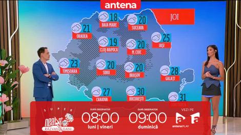 Super Neatza, 10 iulie 2025. Prognoza meteo cu Ramona Olaru: Temperaturi în scădere. Unde sunt aşteptate ploi