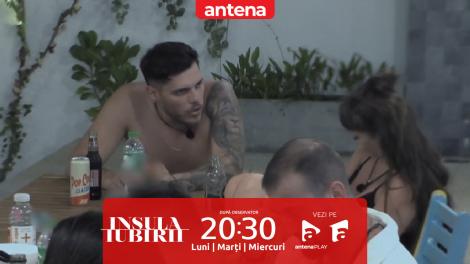 Insula iubirii Sezonul 9, 6 august 2025. Andrei Lemnaru, despre apropierile dintre Ella Vișan și ispita Teo: Nu aș trece peste contactul sexual!