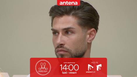 Mireasa sezonul 12, 12 august 2025. Liviu, mărul discordiei dintre Diana și Emily