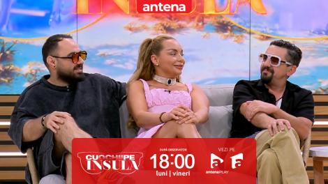 Cu ochii pe Insulă, sezonul 1, 12 august 2025. Glume picante în cuplu sau și în afara lui? Ce au răspuns vedetele