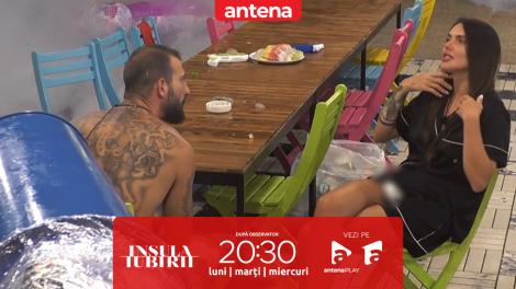 Insula iubirii Sezonul 9, 13 august 2025. Cristian Pungă, apropouri repetate pentru ispita Cristina Scarlevschi: Du-te fă patul, dezbracă-te, că vin!