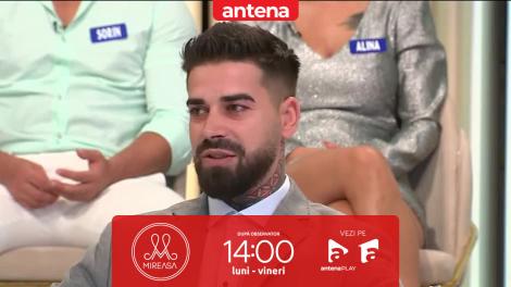 Mireasa sezonul 12, 15 august 2025. Concluziile lui Alexandru după ce a renunțat la cunoașterea Loredanei