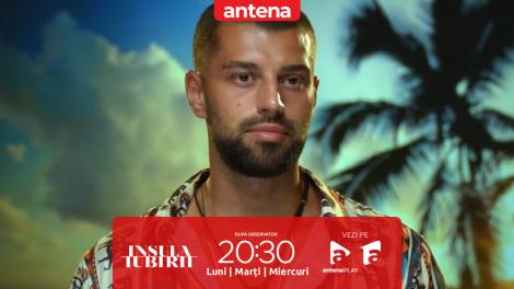 Insula iubirii Sezonul 9, 18 august 2025. Ella Vișan s-a lăsat pradă atingerilor pasionale: „Mi-ar plăcea să mă domini!”