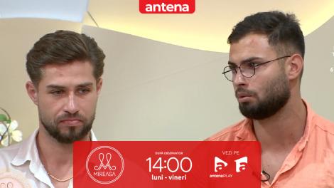 Mireasa sezonul 12, 18 august 2025. Reacții după ce băieții s-au așezat în spatele fetei pe care vor să o cunoască