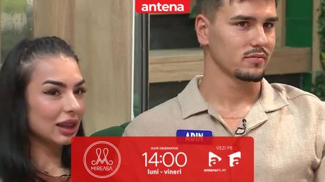 Mireasa sezonul 12, 18 august 2025. Adin, declarații măgulitoare destinate Laviniei: Îmi provoci ceva când te văd