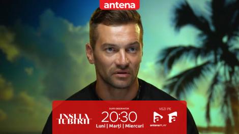 Insula iubirii Sezonul 9, 18 august 2025. Ispita Cătălin Brînză crede că Bianca Dan stă cu Marian Grozavu doar pentru siguranța financiară