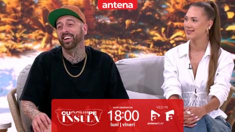 Cu ochii pe Insulă, sezonul 1, 20 august 2025. Sărut pe ascuns. Tehnica ispitei Oana Monea de a-l provoca pe Marius Avram