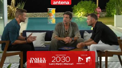 Insula iubirii Sezonul 9, 25 august 2025. Marius Avram și ispita Cătălin Brînză, față în față! Adevărul despre apropierea dintre ei: „A venit natural”