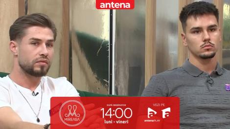 Mireasa sezonul 12, 27 august 2025. Tensiuni în casa băieților în urma afirmațiilor făcute de Adin și Liviu! Virgil: „Vă iau toate femeile!”