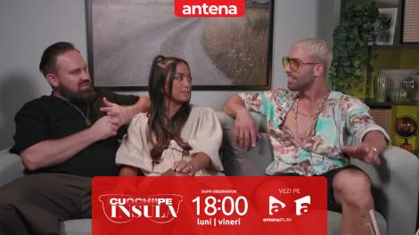 Cu ochii pe Insulă, sezonul 1, 28 august 2025. Confesiuni neașteptate! Dmitri, Ecaterine, Nicu Grigore, Bella Santiago și ispitele