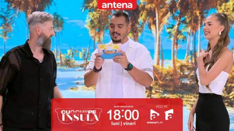 Cu ochii pe Insulă, sezonul 1, 3 septembrie 2025. Joc de cunoaștere cu întrebări rapide și răspunsuri pe loc