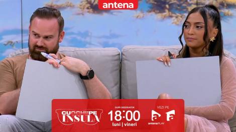 Cu ochii pe Insulă, sezonul 1, 4 septembrie 2025. Test de cunoaștere în cuplu! Ce știu vedetele despre partenerii lor