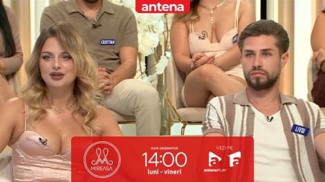 Mireasa sezonul 12, 5 septembrie 2025. Ștefania a primit o scrisoare în care Liviu nu era văzut cu ochi buni