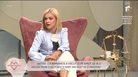 Mireasa sezonul 12, 10 septembrie 2025. Emily voia să discute la soare cu Kiprianos, dar acesta i-a închis ușa în nas