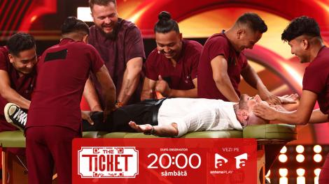The Ticket, Sezonul 1, 13 septembrie 2025. Bordea și Cortea, clienți de lux la masajul Nepalezilor din Pitești!