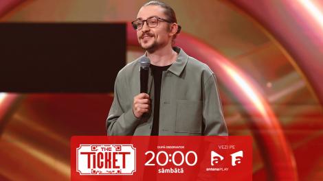 The Ticket, Sezonul 1, 13 septembrie 2025. Dima Cubreacov, stand-up plin de umor: Poftim, așa arăt eu cu iubită!