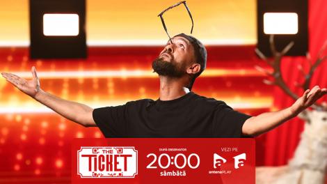 The Ticket, Sezonul 1, 13 septembrie 2025. Spectacol de echilibristică. Florin Champ Răgălie ține pe cap orice găsește prin casă!