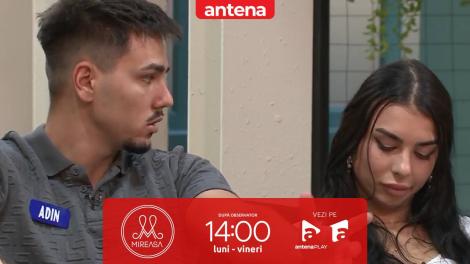 Mireasa sezonul 12, 15 septembrie 2025. Ce s-a întâmplat între Adin și Lavinia? Reacțiile fetelor din casă