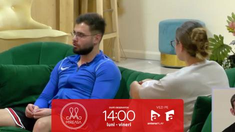 Mireasa sezonul 12, 17 septembrie 2025. Neînțelegeri între Diana și Sorin. Concurenta a fost sancționată!