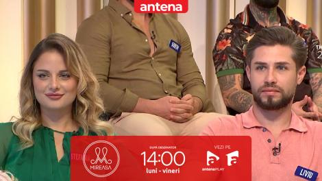 Mireasa sezonul 12, 19 septembrie 2025. Ștefania și Liviu, ca doi prieteni apropiați: Simt ceva pentru tine!