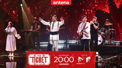 The Ticket, Sezonul 1, 20 septembrie 2025.  Trupa Haiducu a combinat muzica populară cu nuanțe de rock! Juriul a fost impresionat!