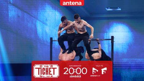 The Ticket, Sezonul 1, 20 septembrie 2025. Calisthenics România au executat la bara de tracțiuni exerciții care au sfidat legea gravitației