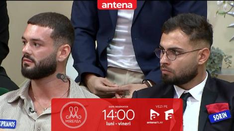 Mireasa sezonul 12, 22 septembrie 2025. Kiprianos, în lacrimi din cauza unui conflict cu Sorin! Băieții nu îl privesc cu ochi buni