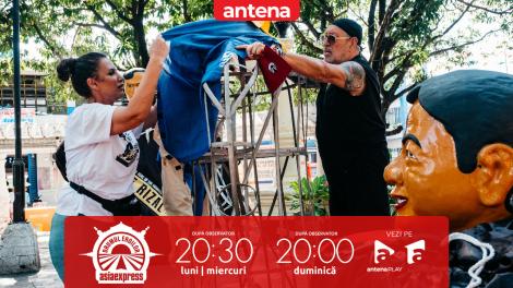 Asia Express, 23 septembrie 2025. Au ieșit scântei între Mara Bănică și Serghei Mizil. Prezentatoarea a renunțat la costum și a clacat