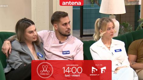 Mireasa sezonul 12, 29 septembrie 2025. Denisa este geloasă?: Am văzut niște priviri dinspre Emily spre Cristian