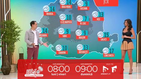 Super Neatza, 30 septembrie 2025. Prognoza meteo cu Ramona Olaru: Vreme rece, cu maxime ce nu vor depăşi 19 grade