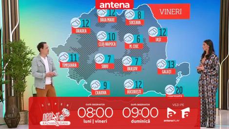 Super Neatza, 1 octombrie 2025. Prognoza meteo cu Ramona Olaru: Ploi în vestul, centrul, nordul şi nord-estul țării