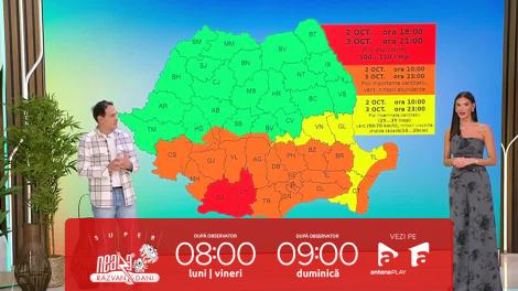 Super Neatza, 3 octombrie 2025. Prognoza meteo cu Ramona Olaru: Vreme foarte rece în mare parte din țară