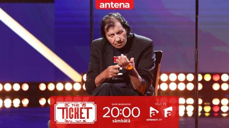 The Ticket, Sezonul 1, 4 octombrie 2025. Nicu Pistol a adus nostalgia anilor ‘80 pe scenă! Concurentul a cântat la linguri