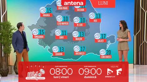 Super Neatza, 6 octombrie 2025. Prognoza meteo cu Ramona Olaru: Cer acoperit şi ploi pe arii extinse