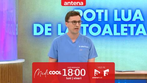 Medicool sezonul 9, 7 octombrie 2025. Ce boli se pot lua de pe capacul de toaletă
