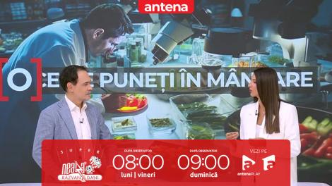 Super Neatza, 8 octombrie 2025. Totul despre ”Ce ne puneți în mâncare", o campanie Observator despre informare şi consum responsabil