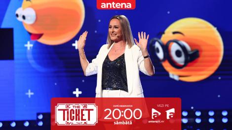 The Ticket, Sezonul 1, 11 octombrie 2025. Andreea Prună, alias Prunărița, număr de roast despre copilăria ei vs. generația de azi