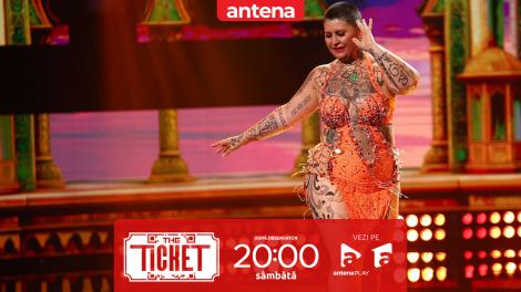 The Ticket, Sezonul 1, 11 octombrie 2025. Maria Moldovan, alias Pathos, dans exotic pe ritmuri orientale