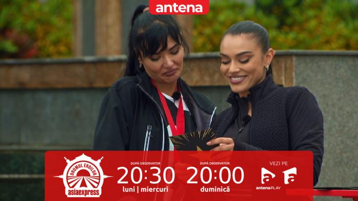 Asia Express, 13 octombrie 2025. Ce joker a ales Irina Fodor pentru Olga și Karmen: Puteți să &icirc;nghețati timp de 10 minute o echipă!