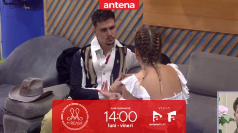 Mireasa sezonul 12, 13 octombrie 2025. Ștefania nu este interesată de Adin: Este prima dată când o fată mă refuză