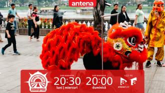 Asia Express, 16 octombrie 2025. Ultima parte a cursei a purtat vedetele &icirc;ntr-o tradiție spectaculoasă a curții imperiale: dansul leului